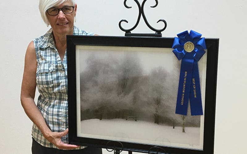 Kelly Kennon and her latest award-winning photo received Best in Show at the Georgia Mountain Fair’s annual photo contest.