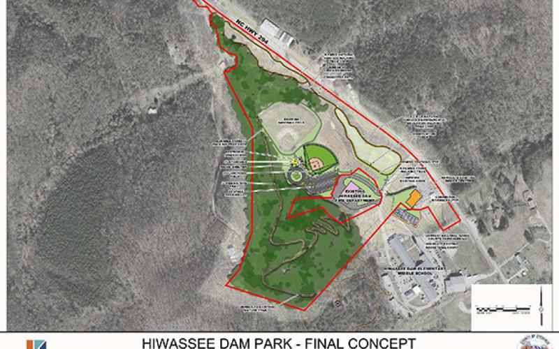 This is a draft of the proposed Hiwassee Dam park’s master plan.